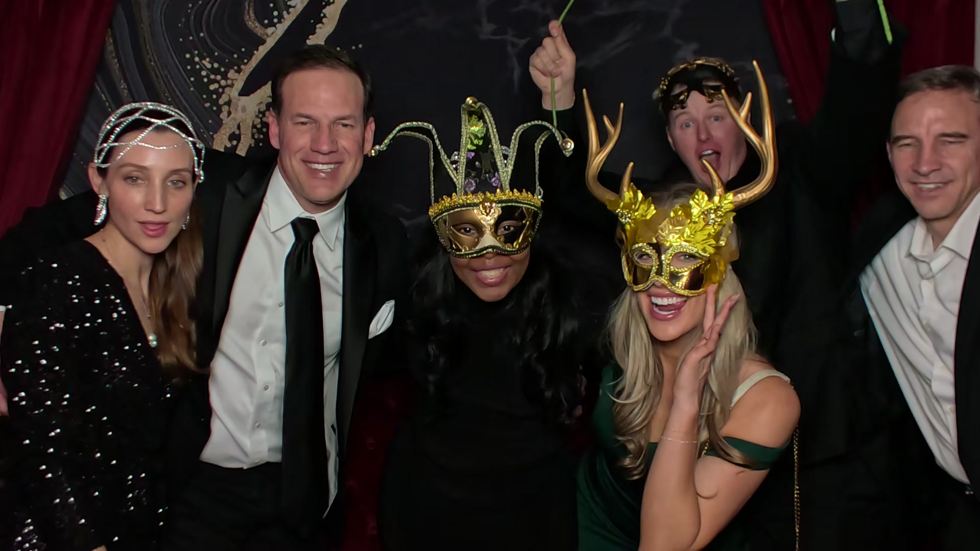 Professional photo booth service background